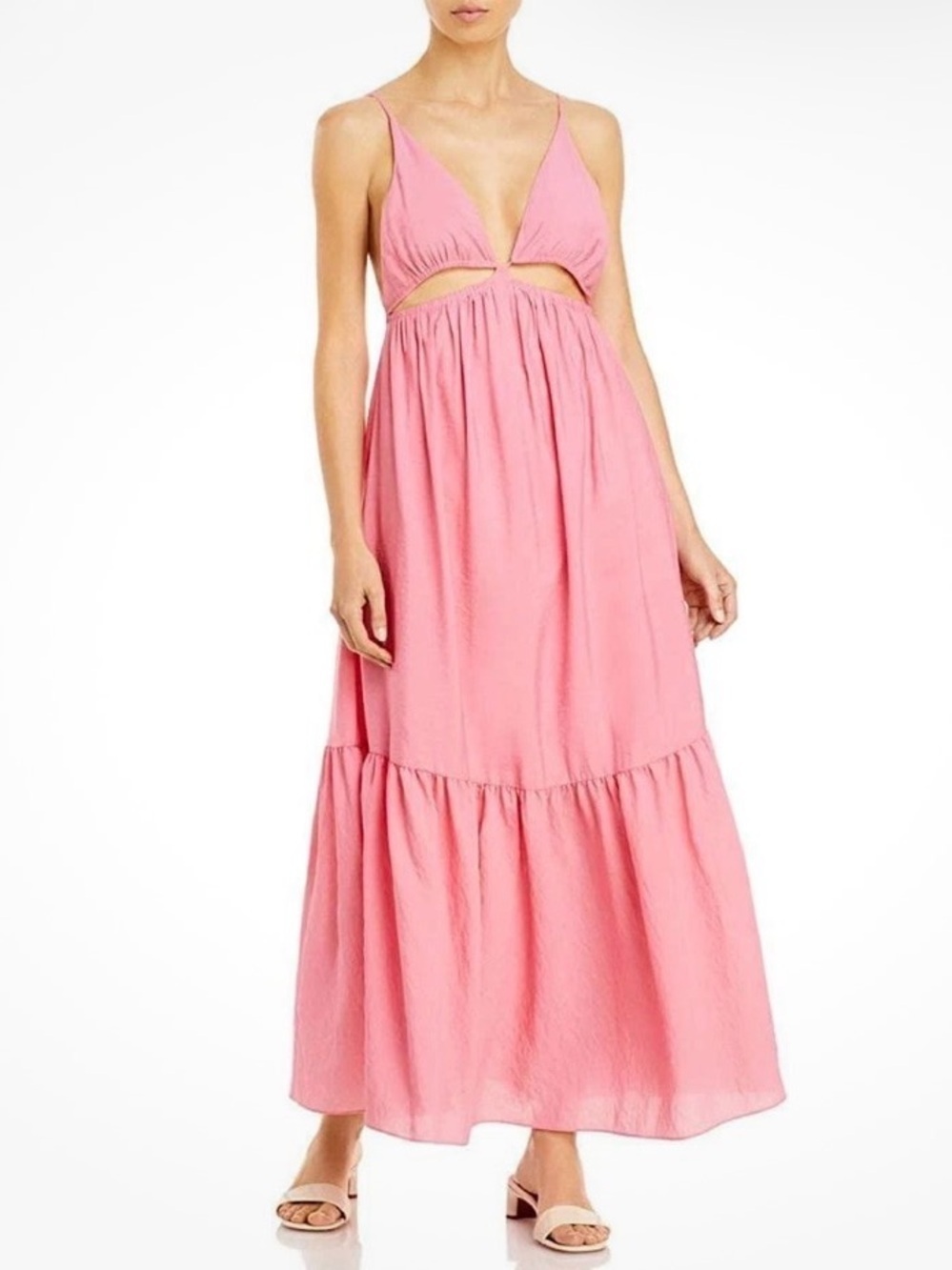Jonathan Simkhai Pink Maxi Dress